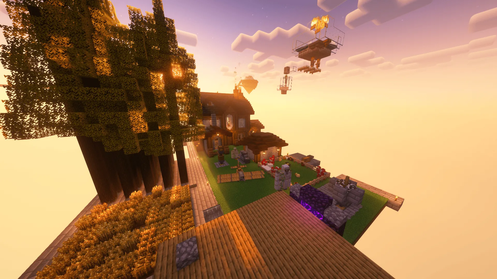 Majnr Skyblock — скриншот 2 (Модпаки, Minecraft)