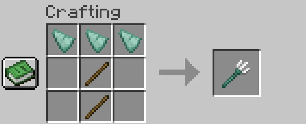 Better craftable trident, Моды, Minecraft