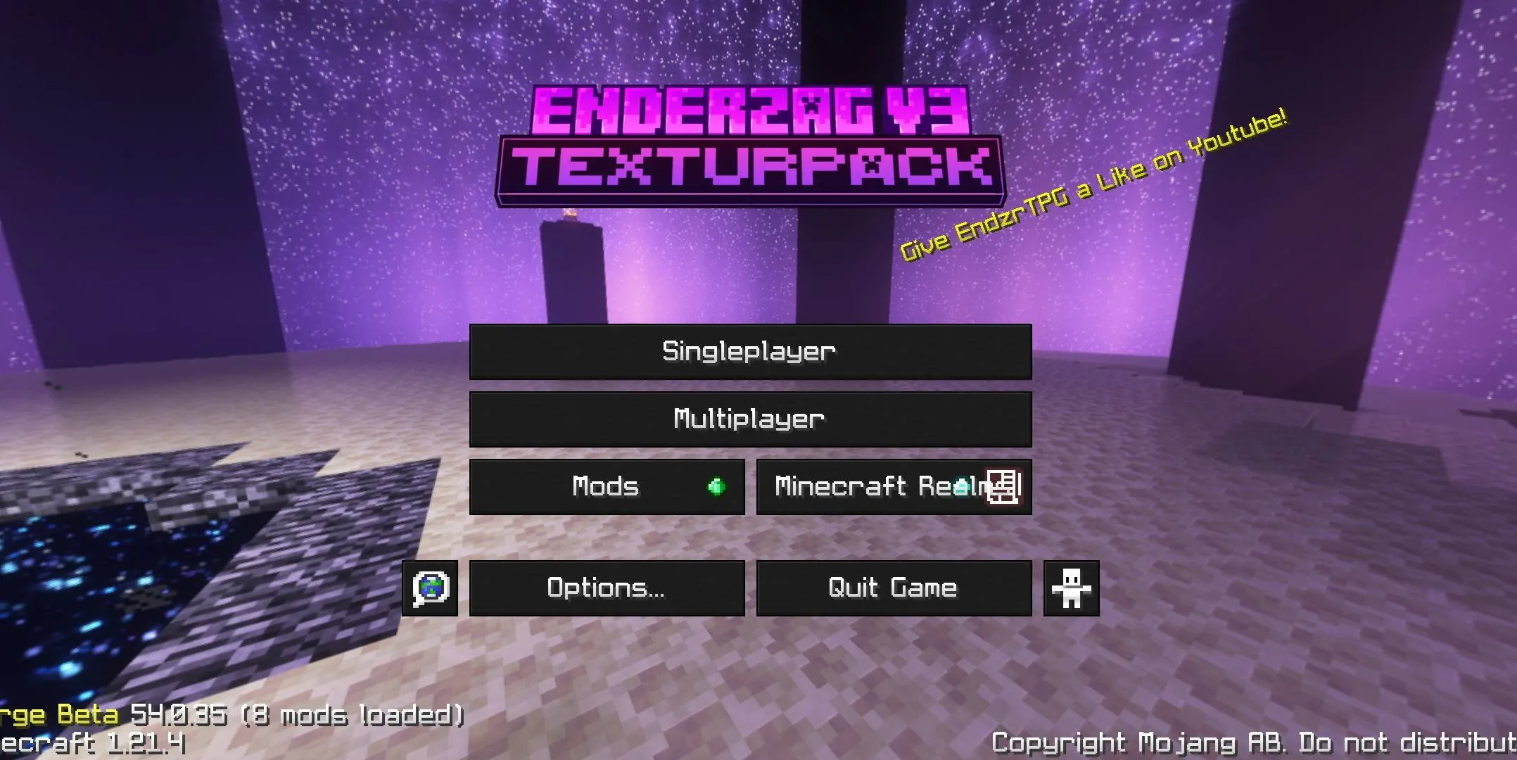 EnderzagV3, Текстуры, Minecraft
