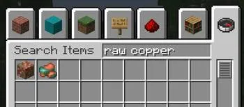 Old Raw Copper, Текстуры, Minecraft