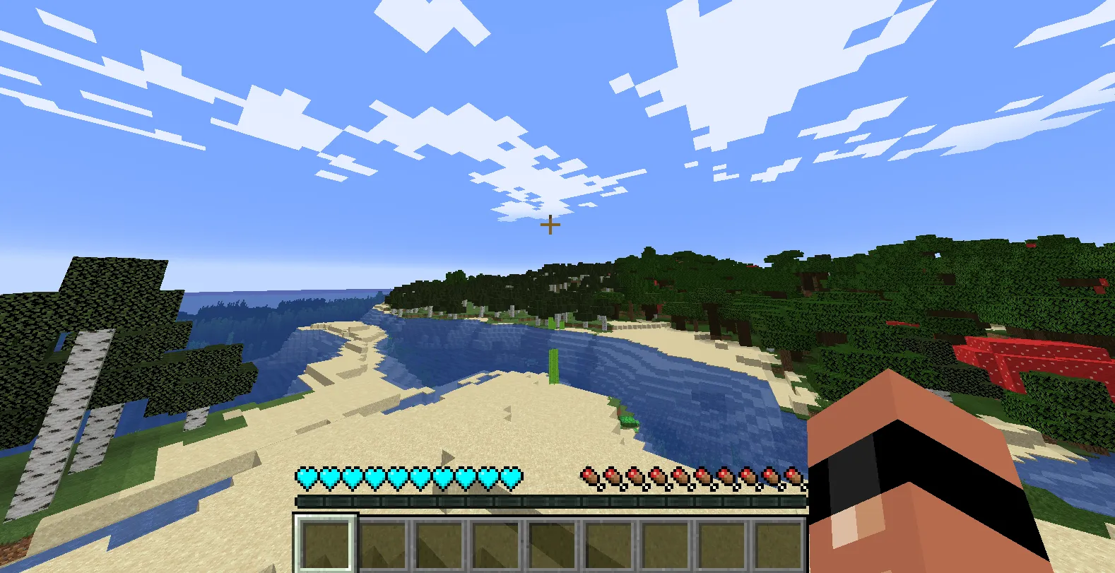 Turquoise Hearts Blue — скриншот 2 (Текстуры, Minecraft)