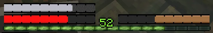 Simple Status Bars — скриншот 1 (Текстуры, Minecraft)