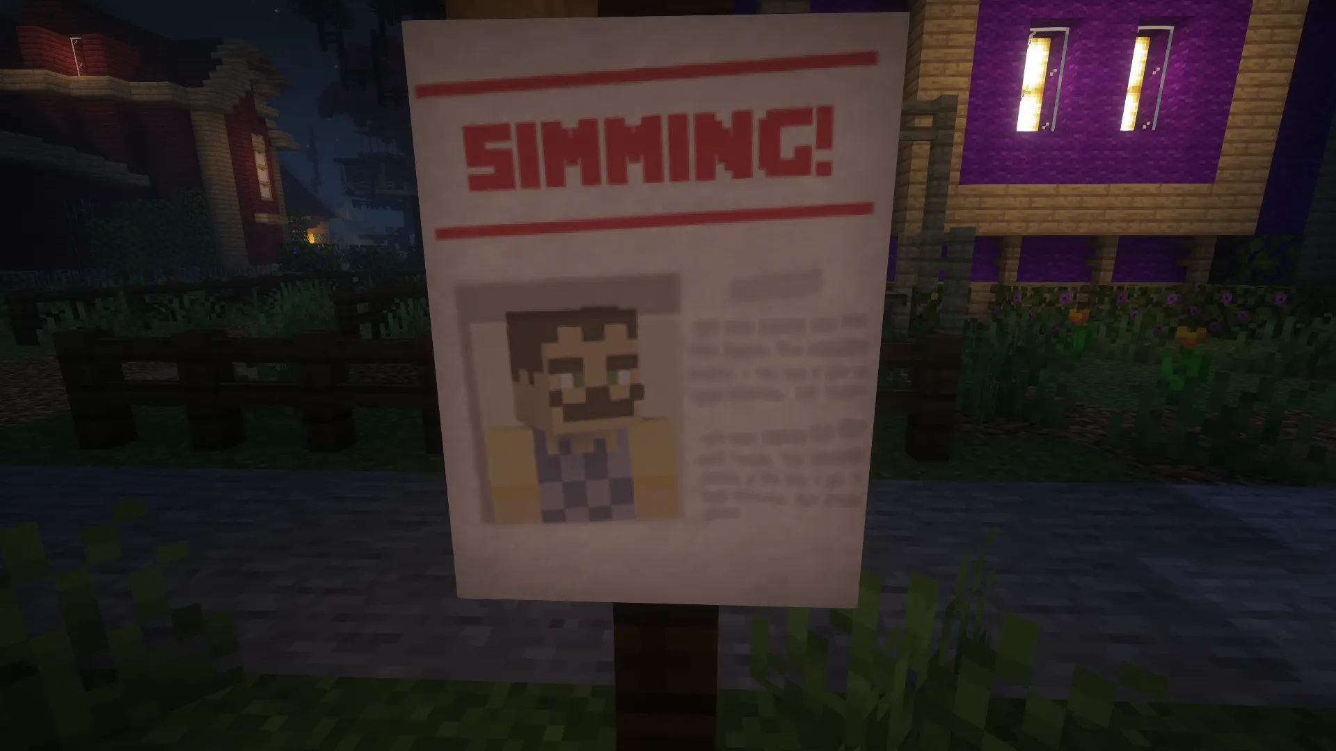 Hello Neighbor: Blocks and Objects, Моды, Minecraft