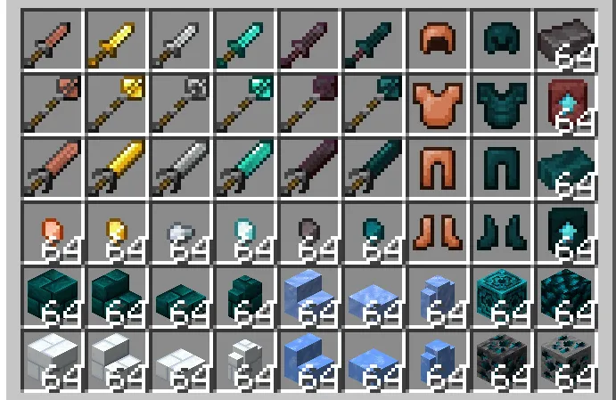 Teqium(FORGE), Моды, Minecraft