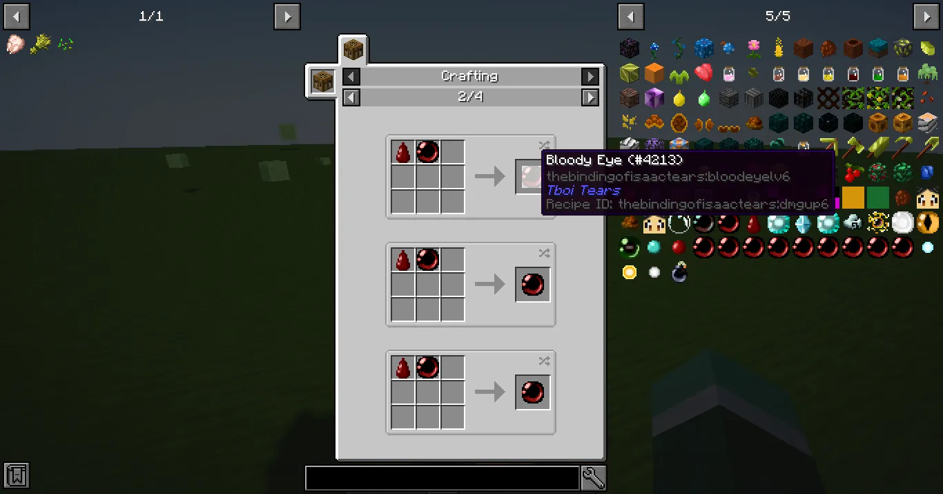 The binding of Isaac Tears Mod — скриншот 7 (Моды, Minecraft)