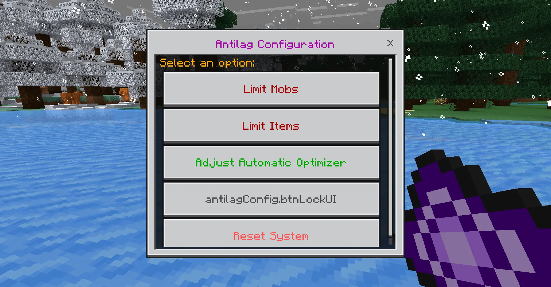 Luzma Boost Optimizer for Bedrock Lite, Аддоны, Minecraft