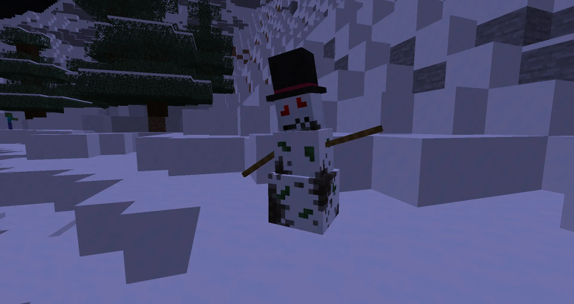 SCP-4230, The Snowman, Моды, Minecraft