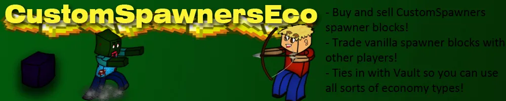 CustomSpawnersEco — скриншот 1 (Плагины, Minecraft)