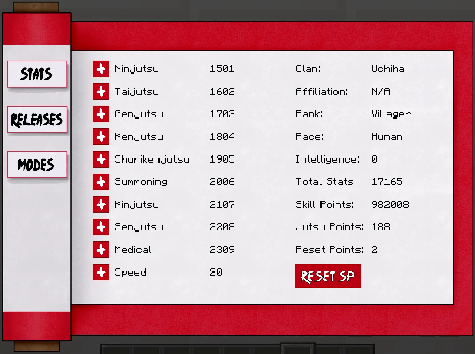 Naruto Destination, Моды, Minecraft