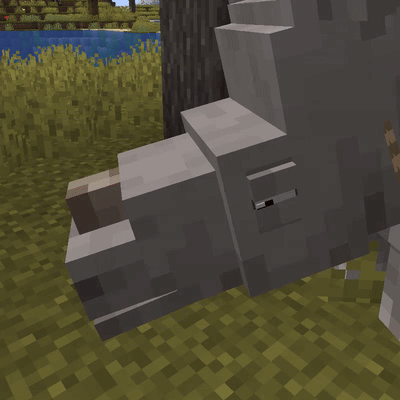 Animal Garden - White Rhinoceros, Моды, Minecraft