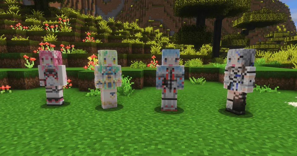 Hololive Villager — скриншот 1 (Текстуры, Minecraft)