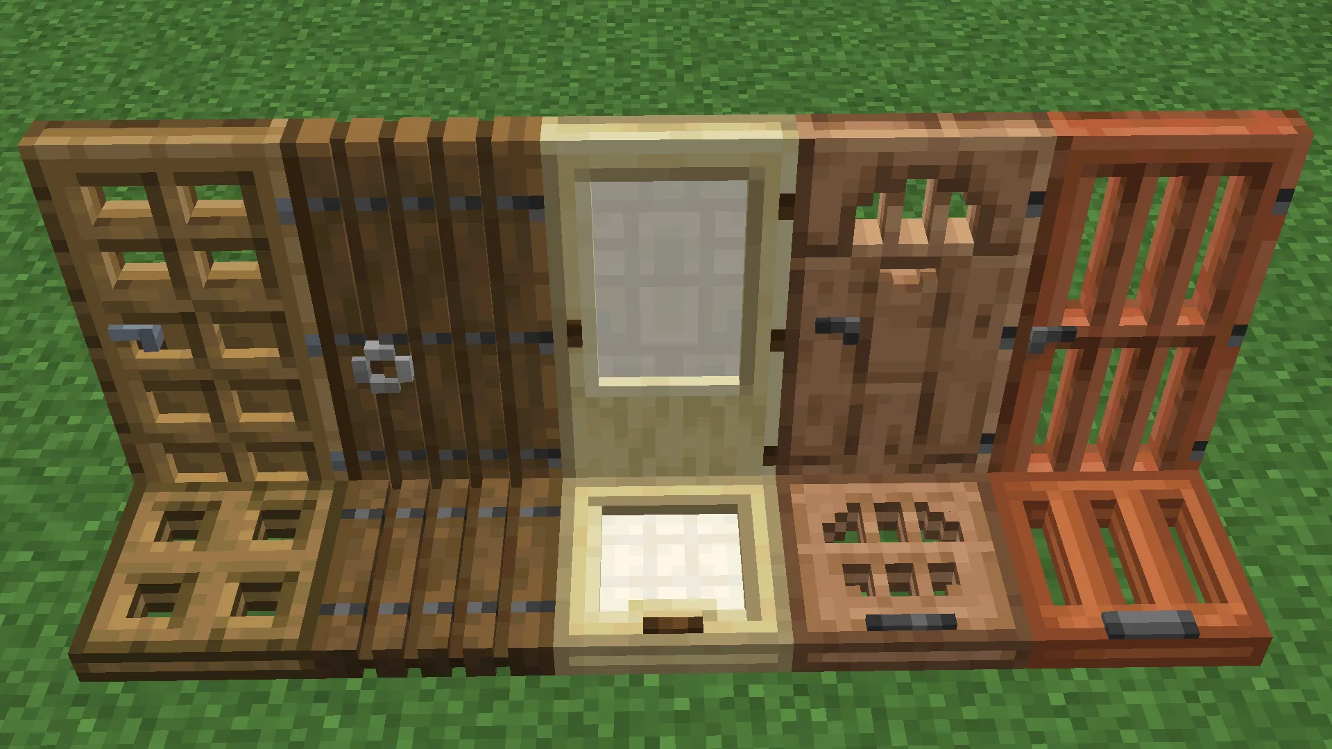 Better 3D Doors & Trapdoors — скриншот 1 (Текстуры, Minecraft)