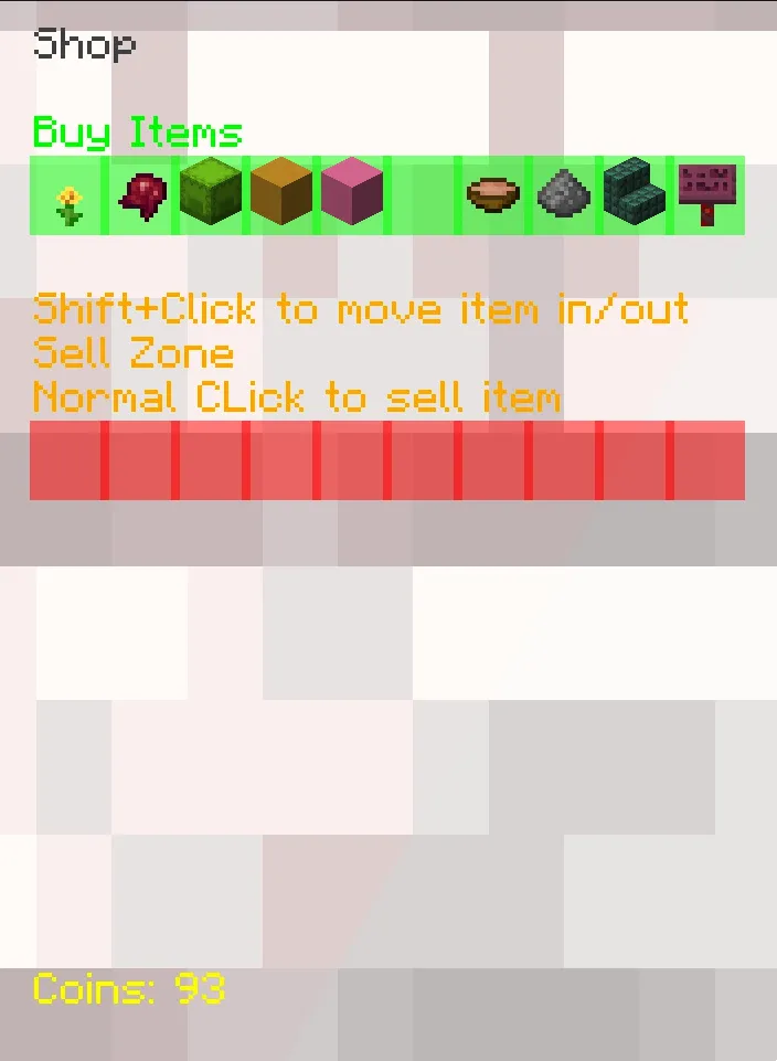 Random Item Shop, Моды, Minecraft