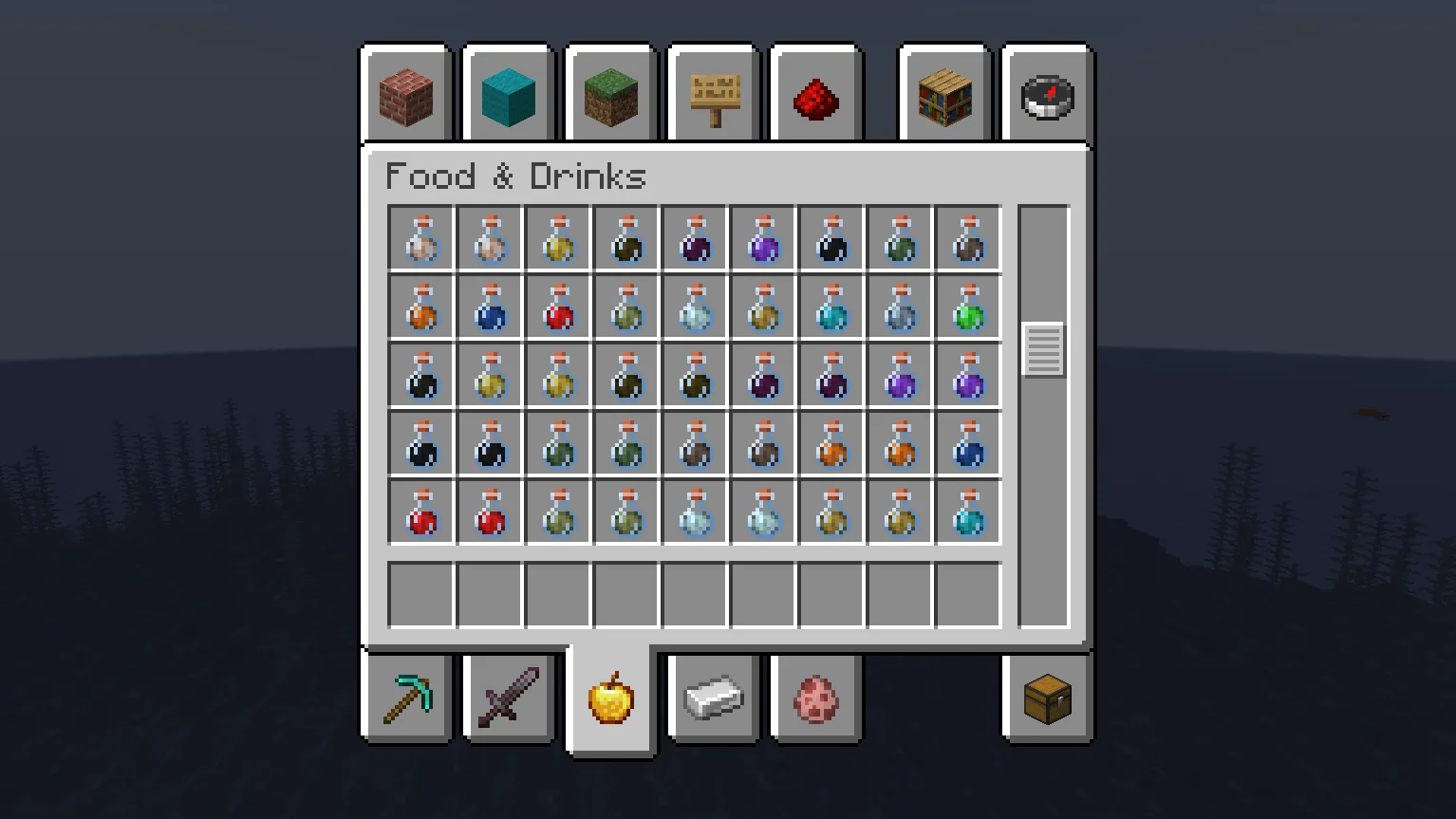 Potions Plus: Make All Effects! — скриншот 1 (Моды, Minecraft)