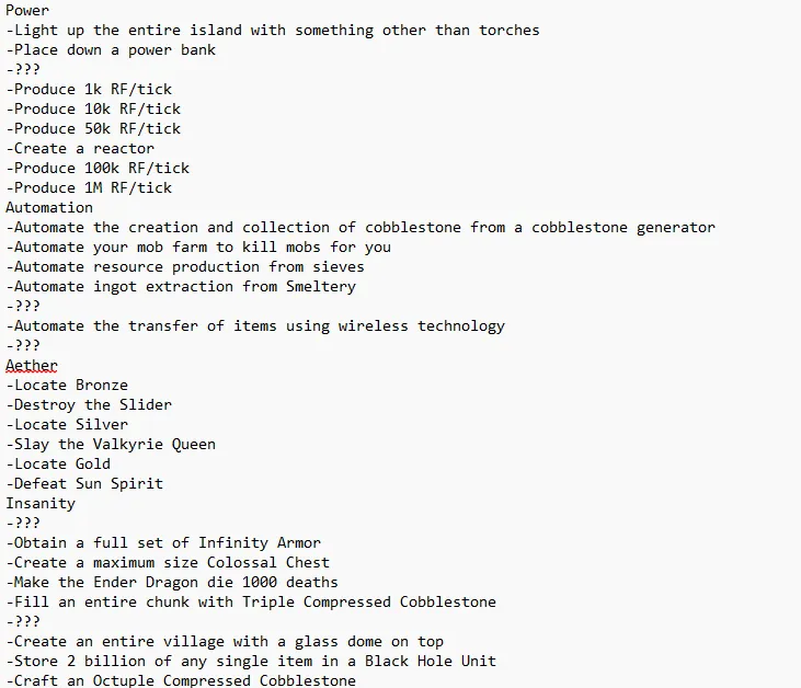 Void Factory V, Модпаки, Minecraft