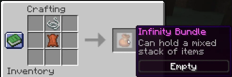 Infinite Storage Bundle, Дата-паки, Minecraft