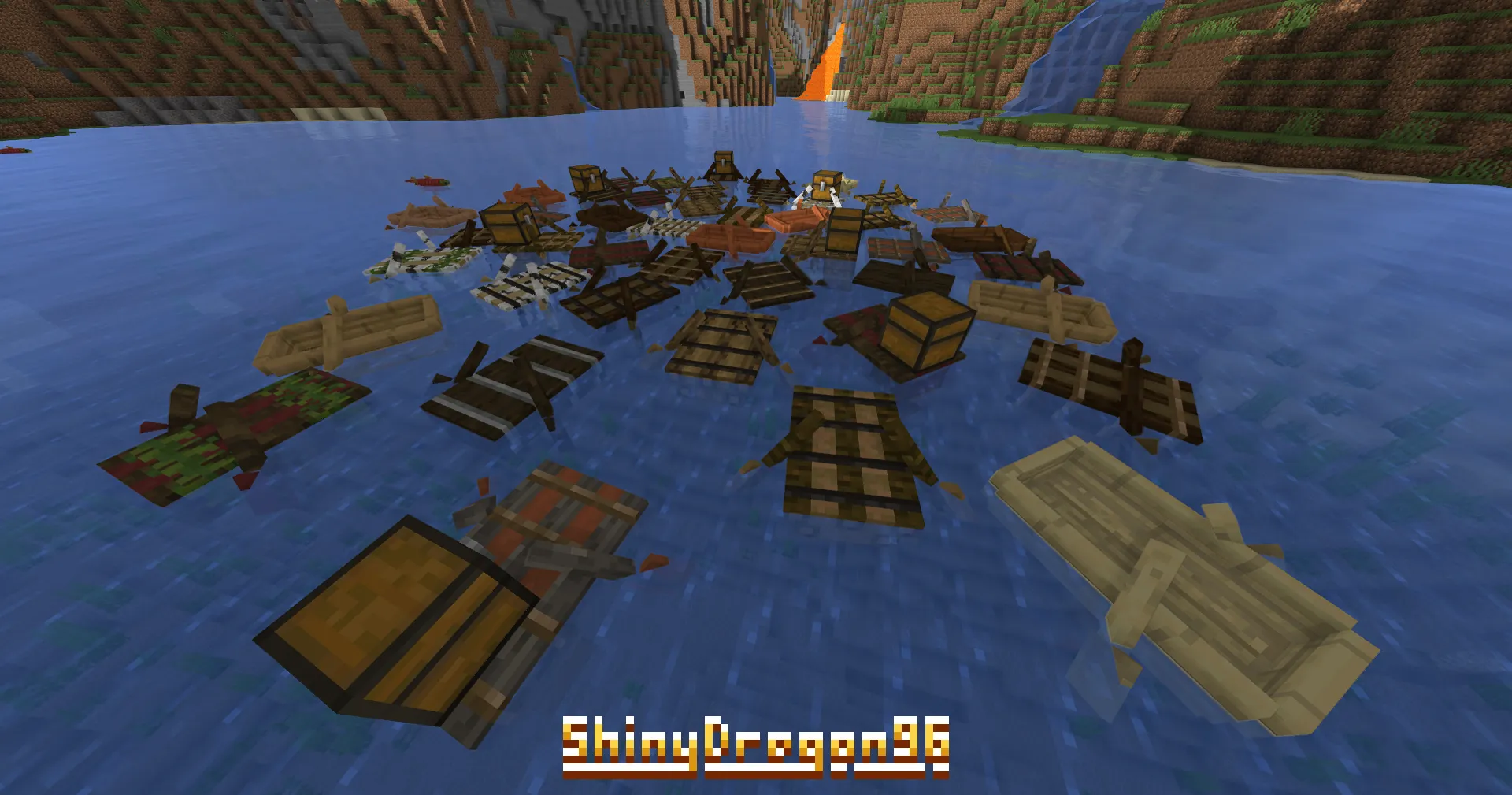 Shiny's Rafts, Текстуры, Minecraft