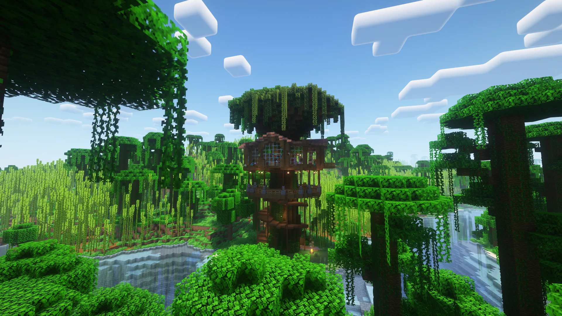 Jungle Treehouse Village, Моды, Minecraft