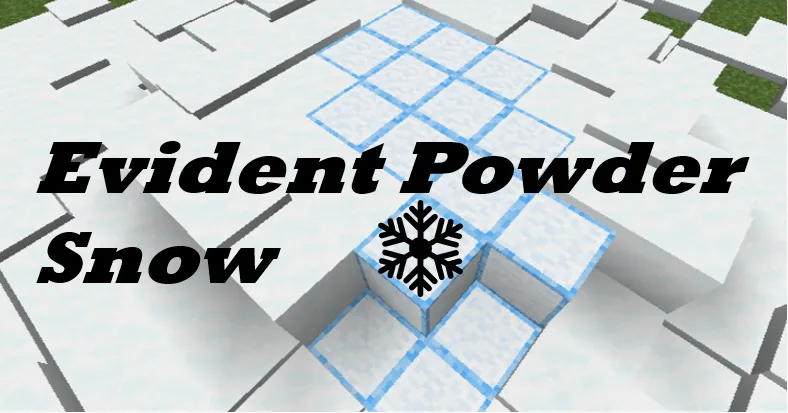 Evident Powder Snow — скриншот 1 (Текстуры, Minecraft)