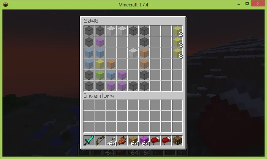 2048 — скриншот 1 (Плагины, Minecraft)