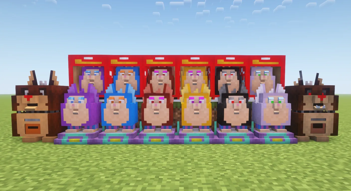 Tattletail, Моды, Minecraft