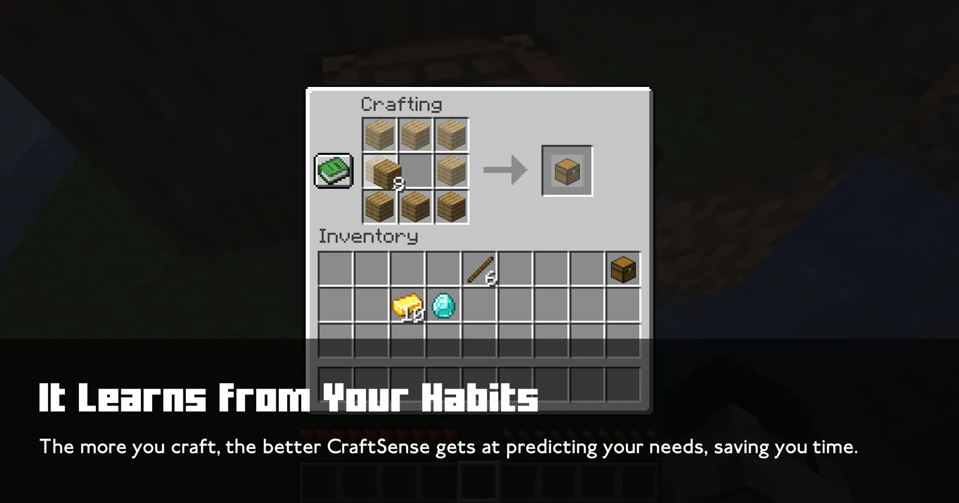 CraftSense, Моды, Minecraft
