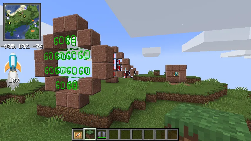 Sky Racers: Jetpack Edition — скриншот 2 (Моды, Minecraft)