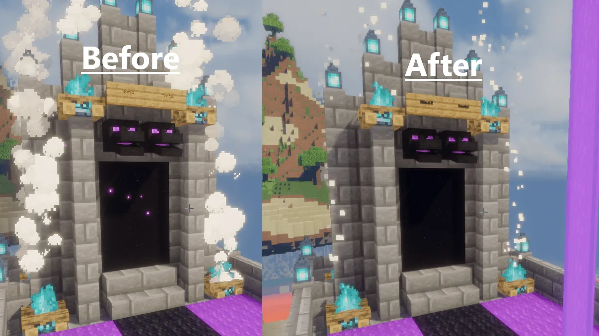 Zero Particles, Текстуры, Minecraft