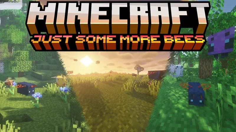 Just Some More Bees — скриншот 1 (Текстуры, Minecraft)