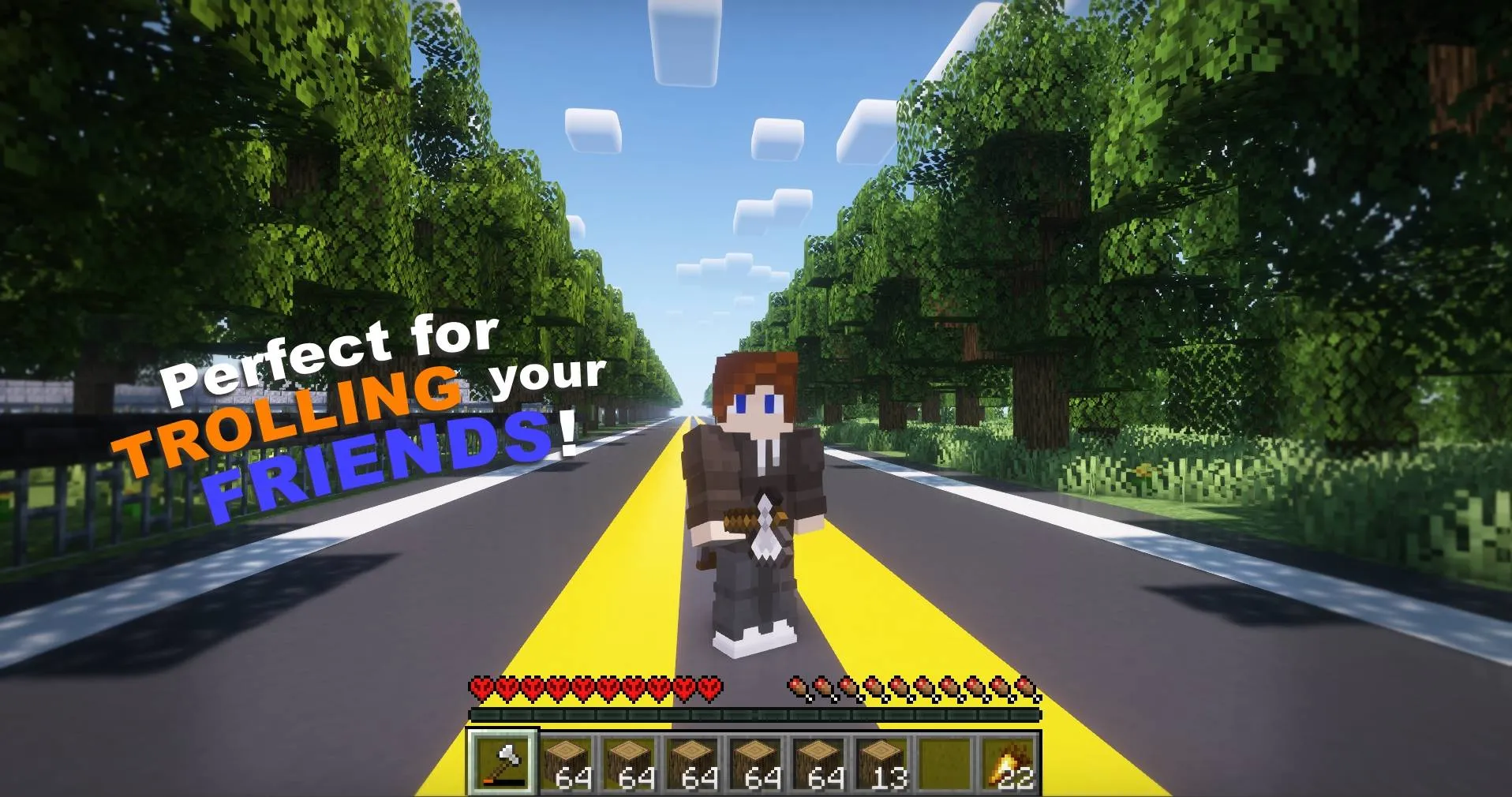 Fake Hardcore Hearts — скриншот 2 (Текстуры, Minecraft)