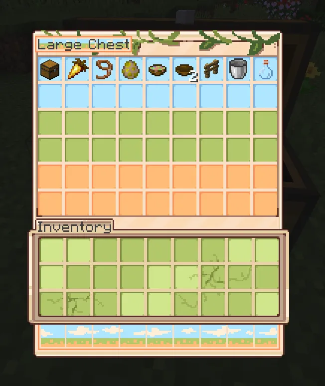 Solarpunk GUI, Текстуры, Minecraft