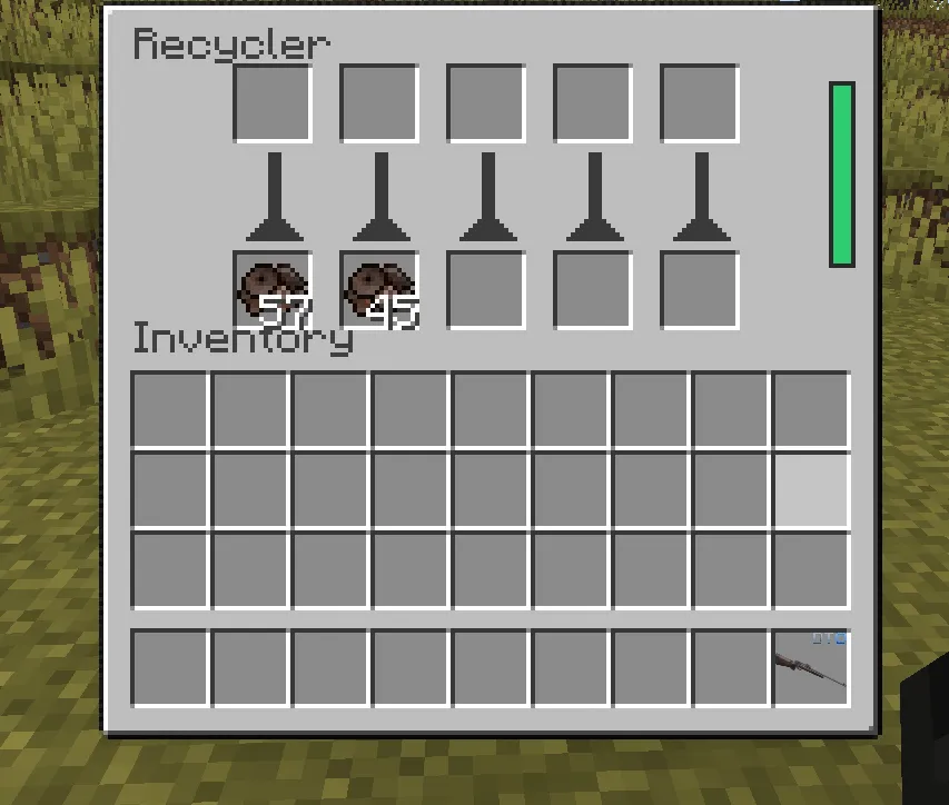 Recycler Scrap, Моды, Minecraft