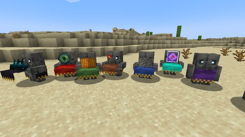 "Mob Vote 2022 [Fabric] - Sniffer, Rascal, Tuff Golem", Моды, Minecraft