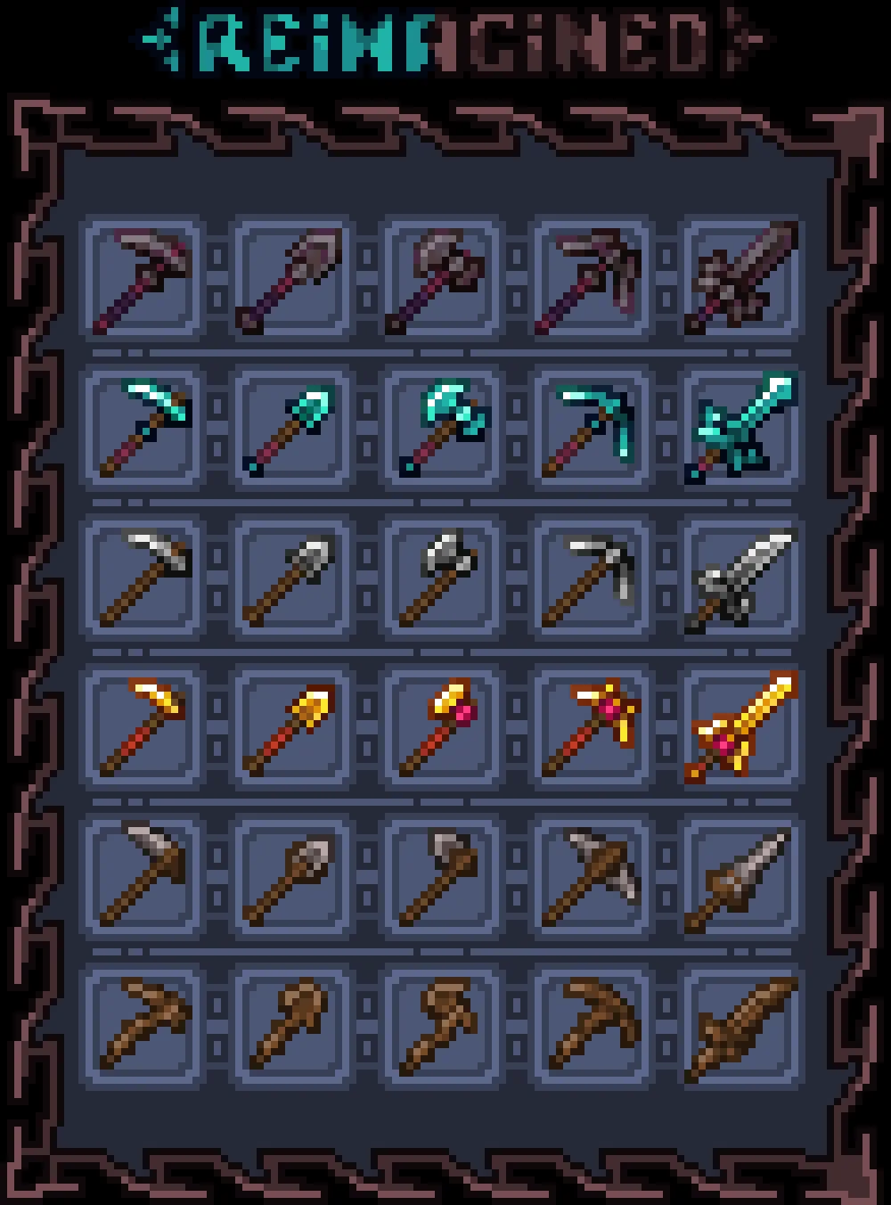 Bexla's Reimagined tools — скриншот 7 (Текстуры, Minecraft)