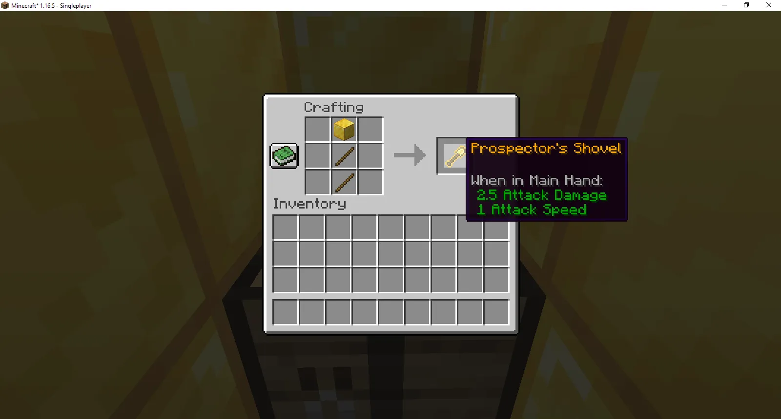 Prospector's Shovel, Моды, Minecraft