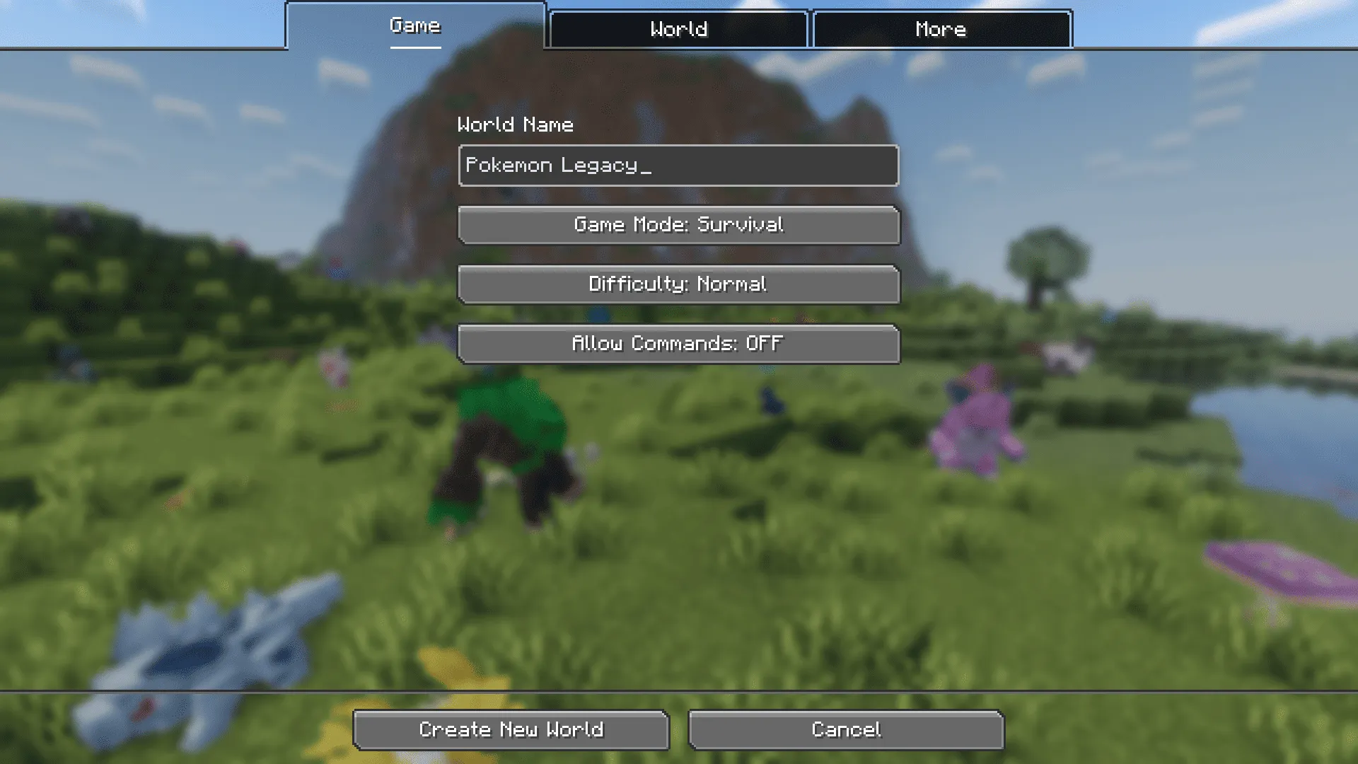 Pokemon Legacy - Cobblemon 1.7.3 [Cobblemon in Neoforge 1.21.1] — скриншот 14 (Модпаки, Minecraft)