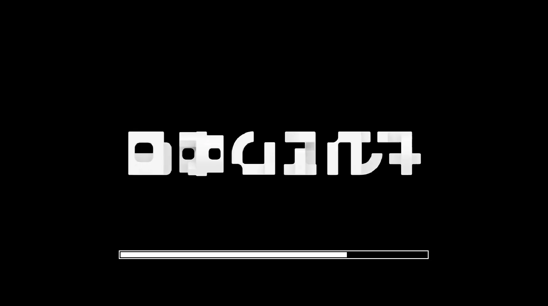 Animated loading screen - Monochrome logo fix — скриншот 1 (Текстуры, Minecraft)