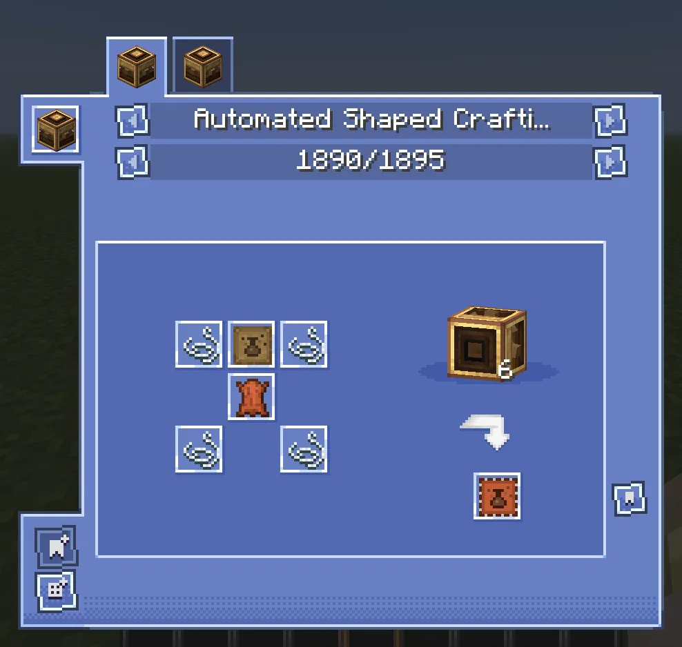Create Style Interface, Текстуры, Minecraft