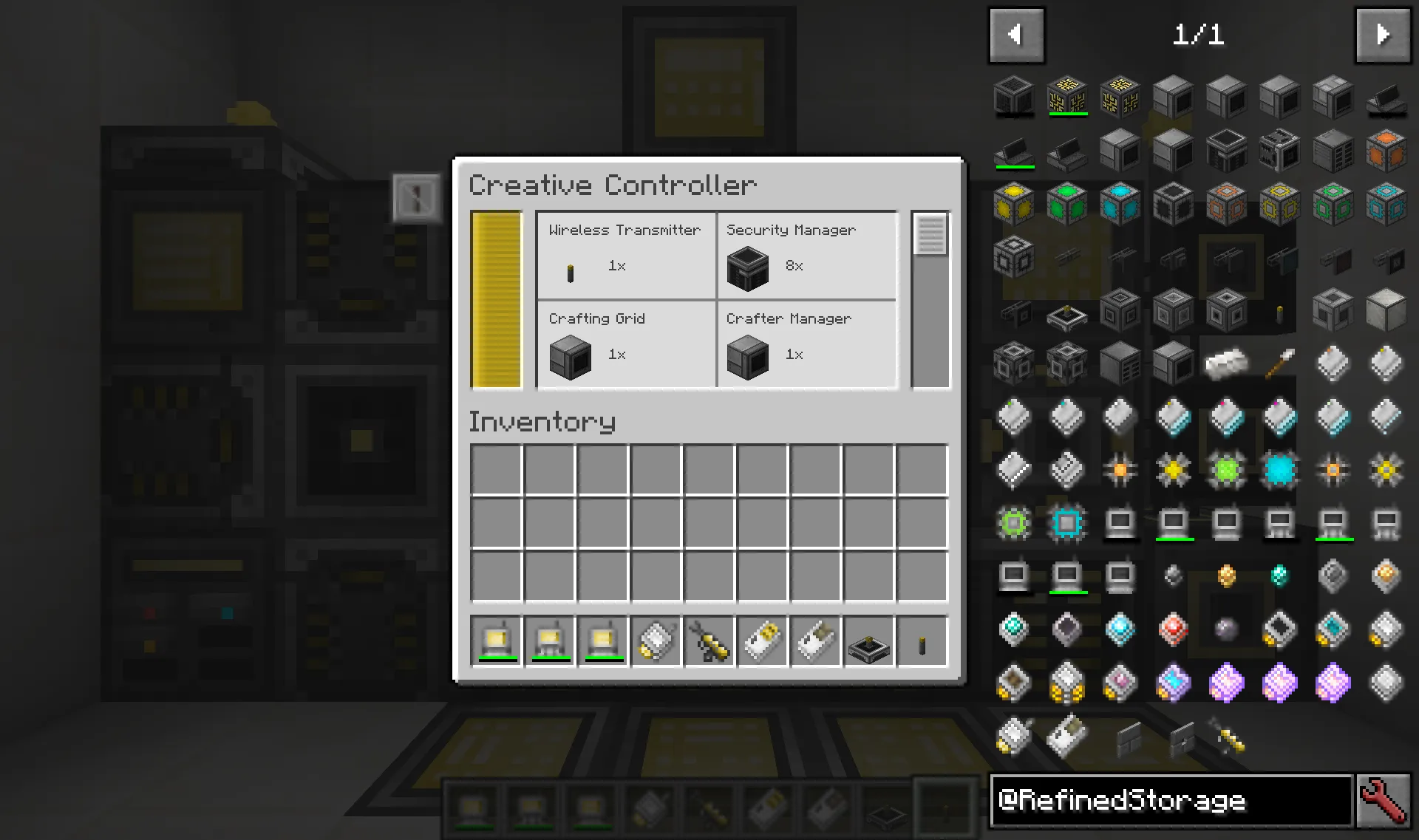 Refined Storage Recolor - Yellow — скриншот 2 (Текстуры, Minecraft)