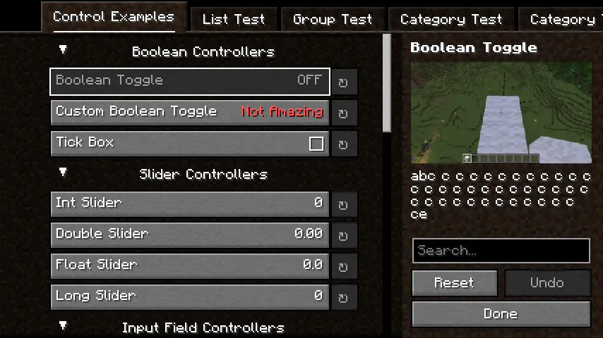 The Config Lib — скриншот 2 (Моды, Minecraft)