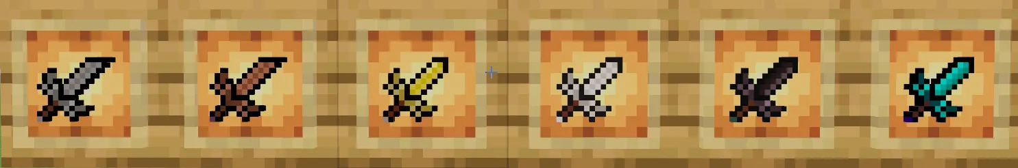 Micro Swords, Текстуры, Minecraft