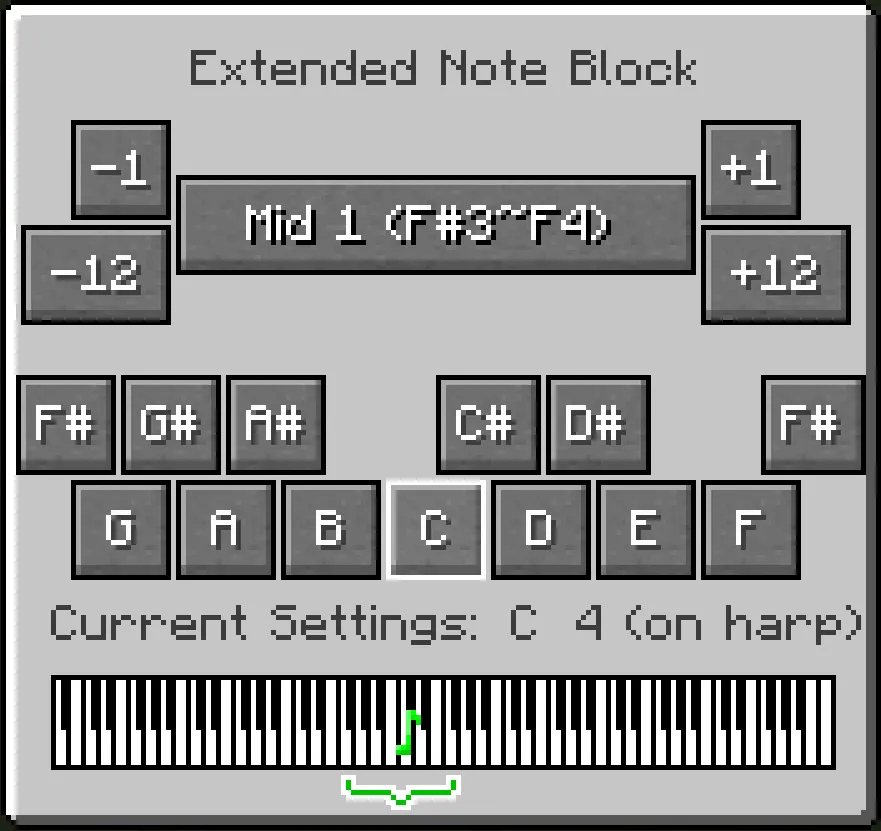 NoteBlock Expander, Моды, Minecraft