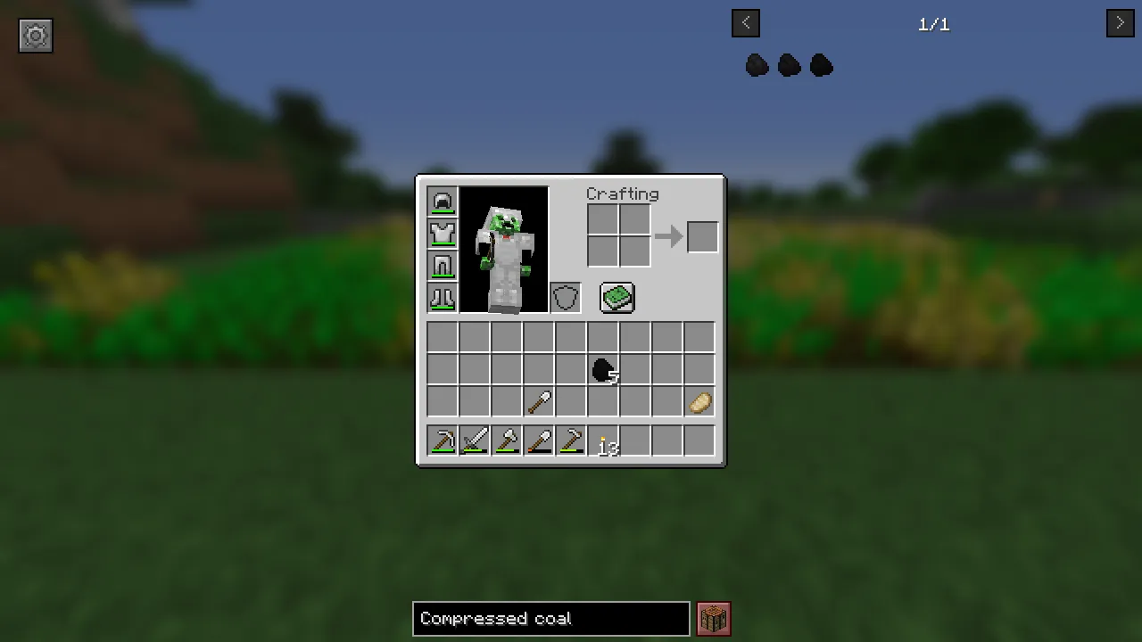 Compressed coal (Fabric), Моды, Minecraft