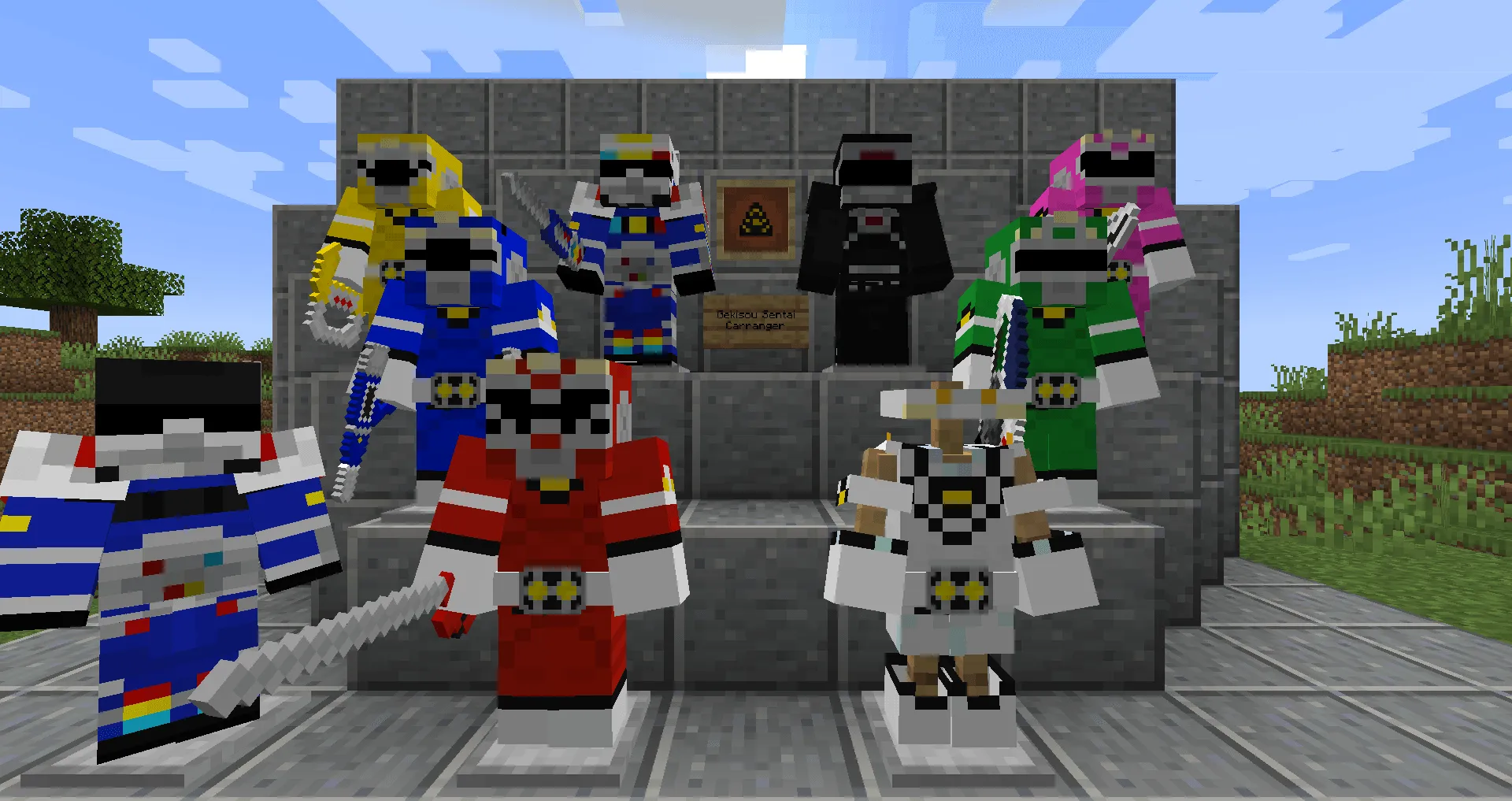 Super Sentai Craft, Моды, Minecraft