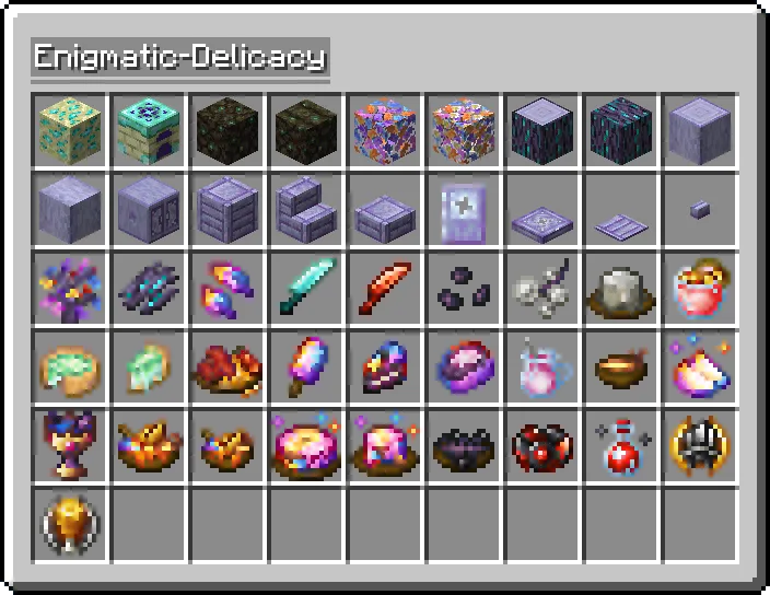 Enigmatic Delicacy — скриншот 2 (Моды, Minecraft)