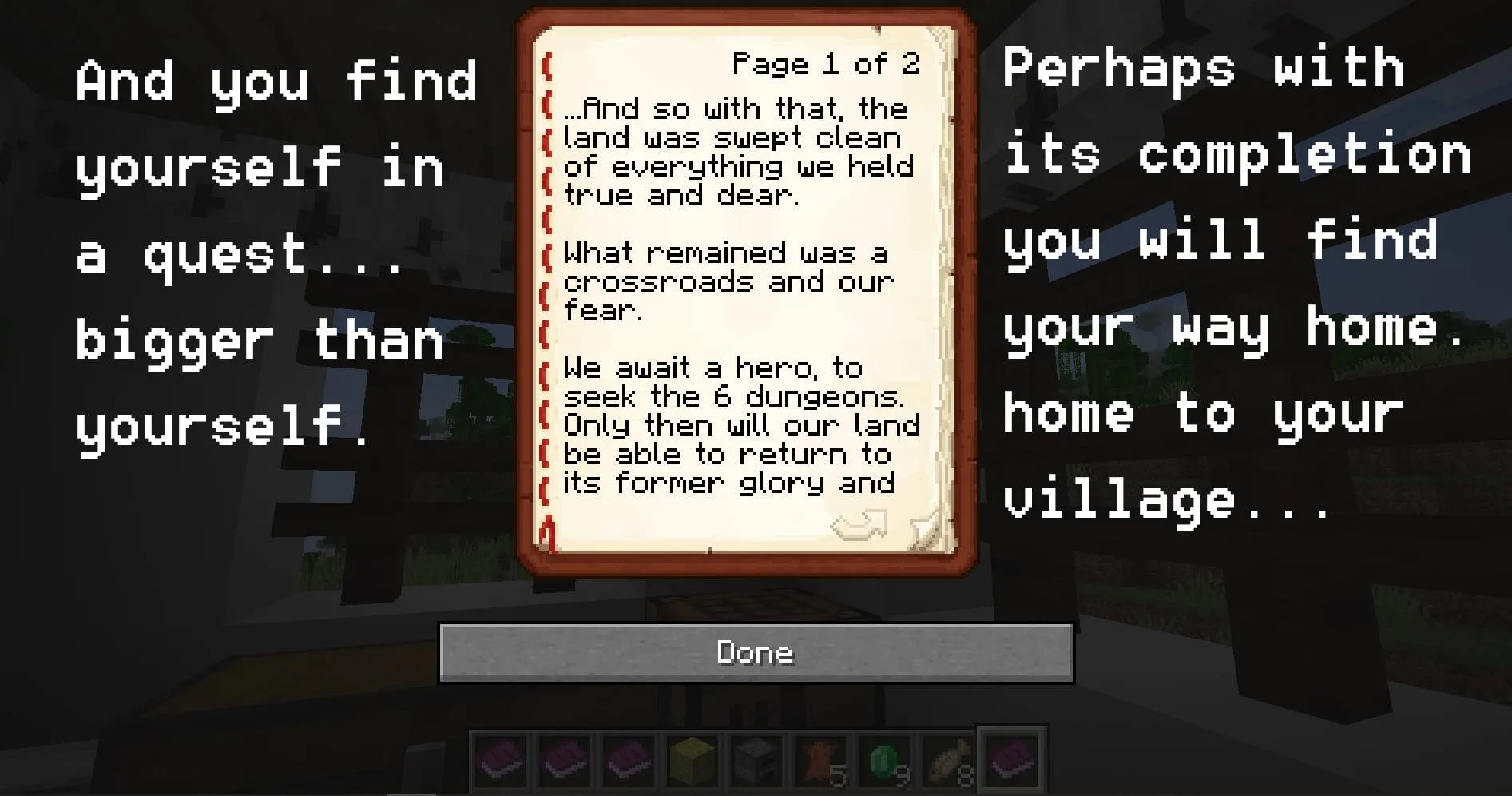 The Lost Captain, Карты, Minecraft