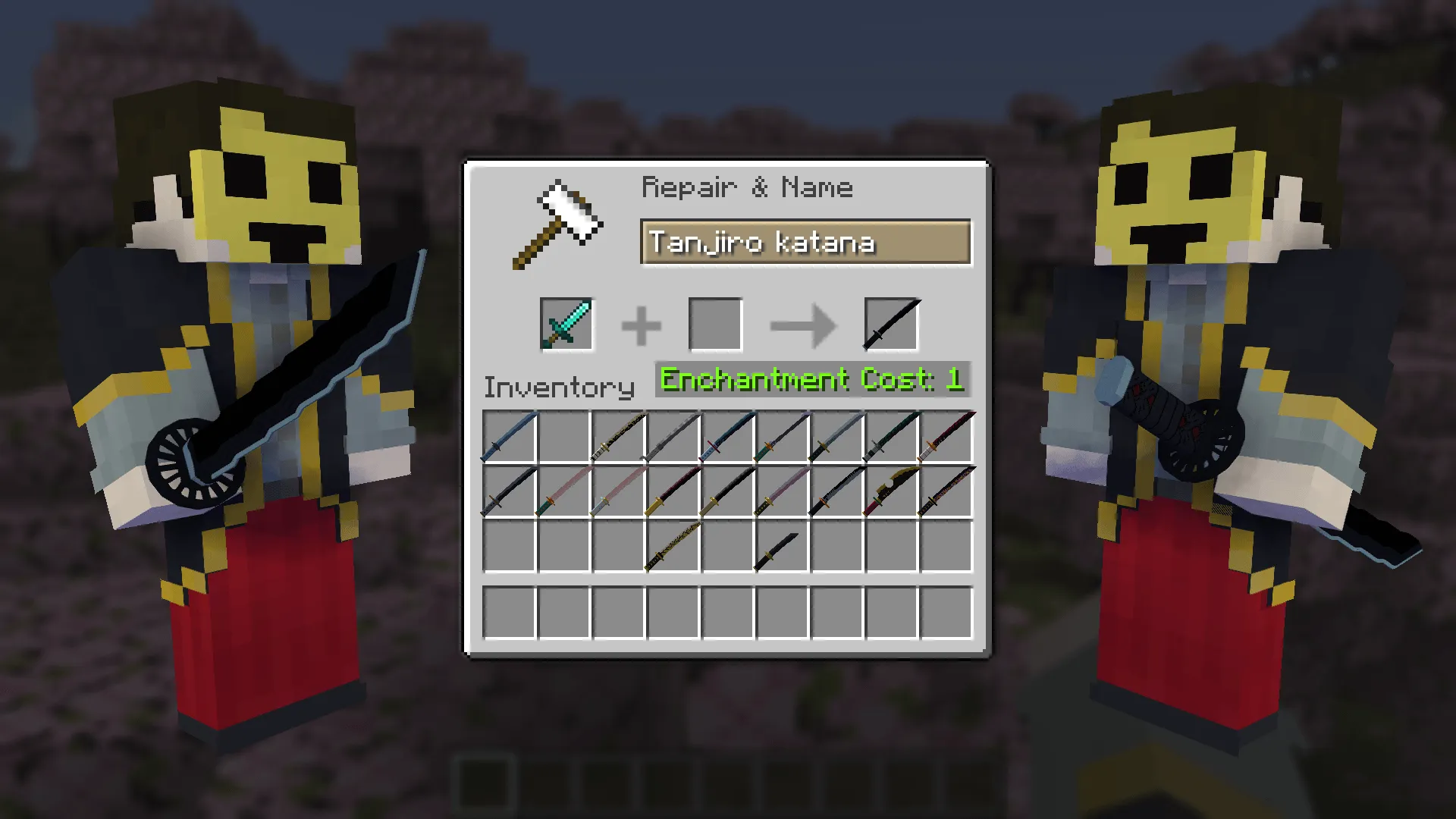 Demon slayer full pack — скриншот 3 (Текстуры, Minecraft)