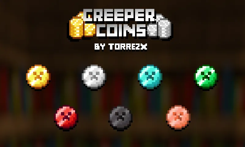 Torrezx-Creeper coins !!!! — скриншот 2 (Текстуры, Minecraft)