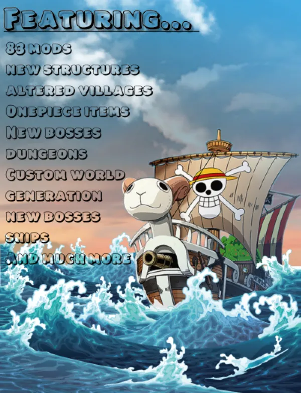 The OnePiece Odyssey — скриншот 1 (Модпаки, Minecraft)