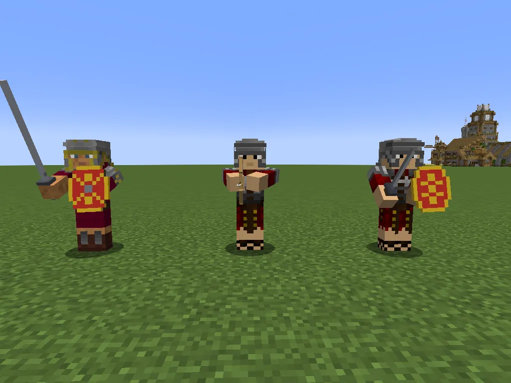 Medieval Warfare V2 (V3 LOADING), Моды, Minecraft